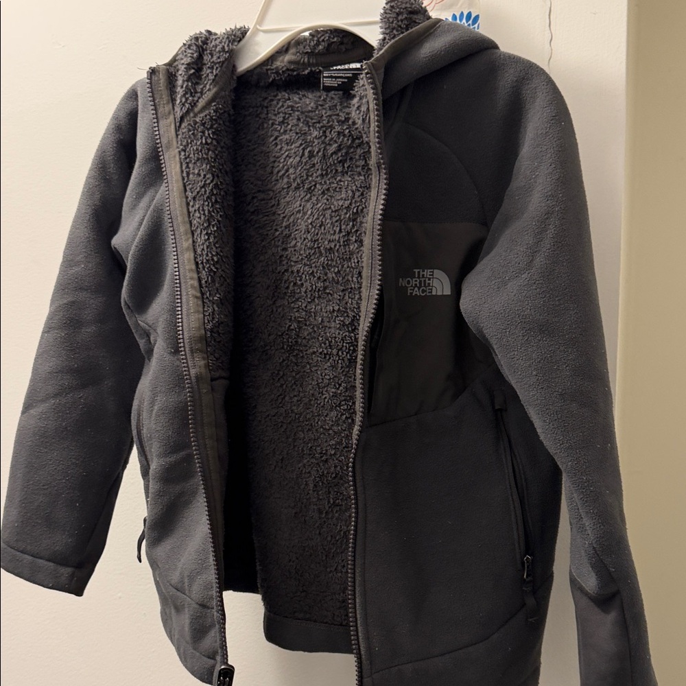 The North Face Black Sherpa-Lined Fleece Hoodie